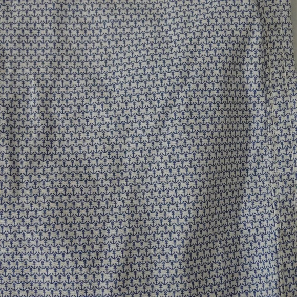 Kenneth Cole Short Sleeve Button Up Shirt Boys Size 10 Blue White Patterned - Picture 6 of 6